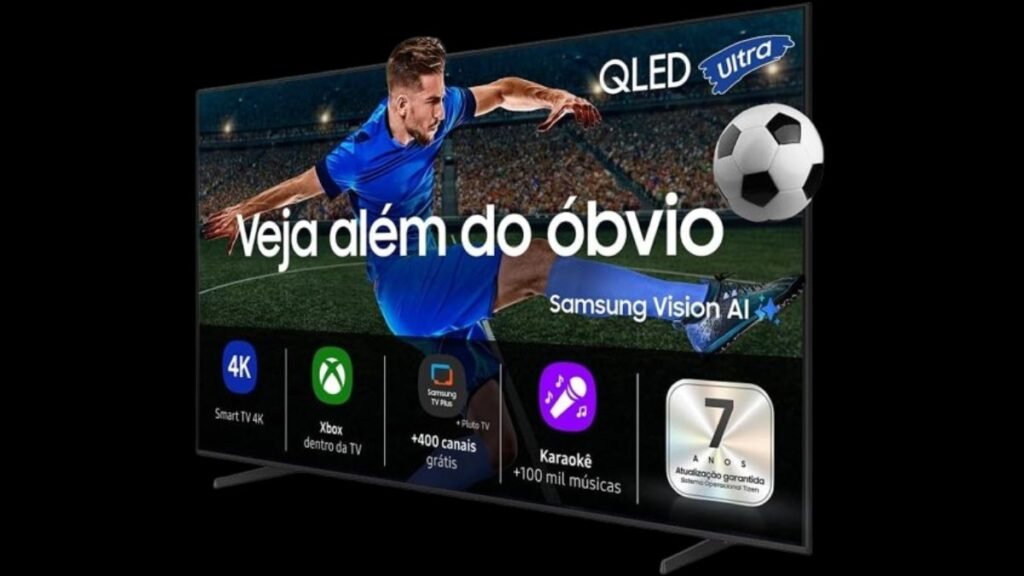 Samsung Vision AI TV 50" QLED 4K QEF1 Vale a Pena