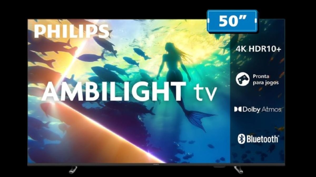Smart TV Philips 50" 4K 50PUG8100 Vale a Pena