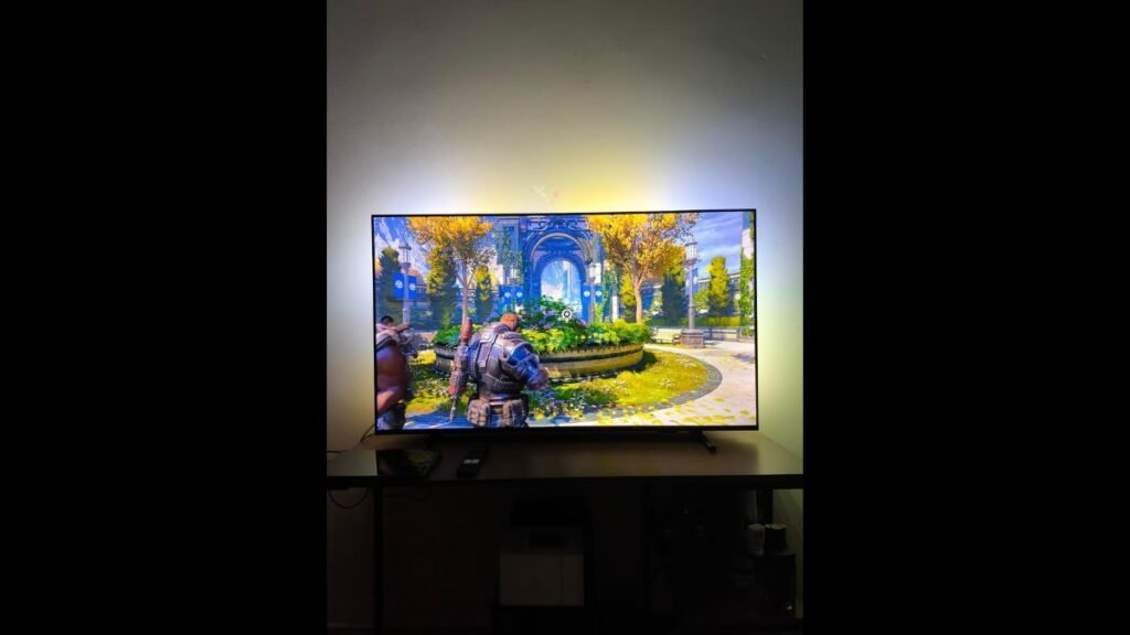 Smart TV Philips 50" 4K 50PUG8100 em Uso