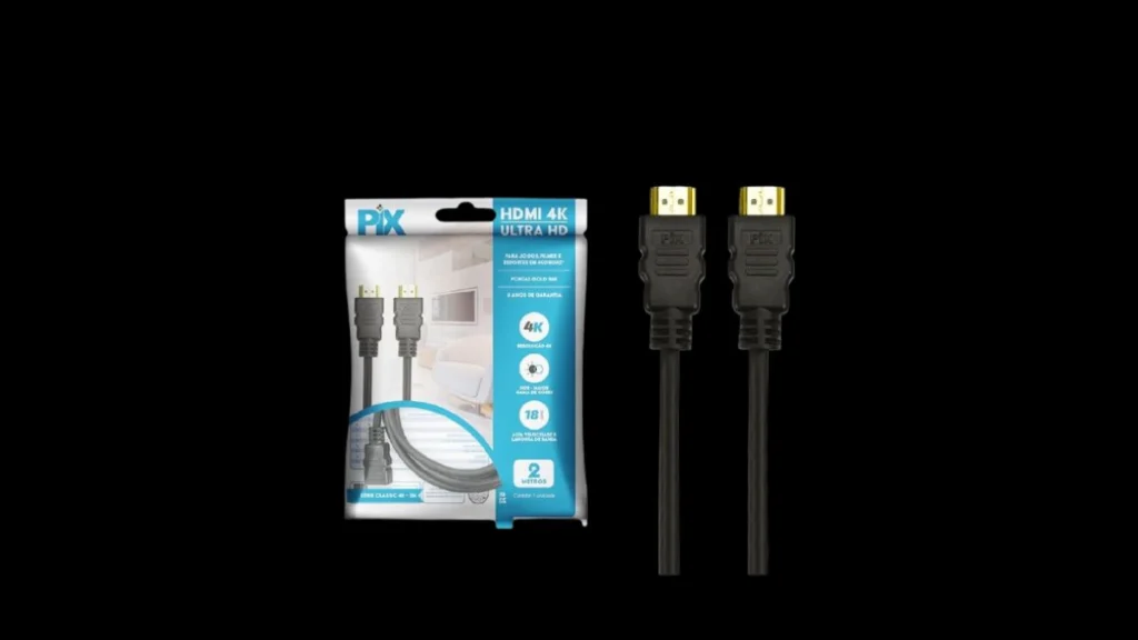 Cabo HDMI 2.0 4K HDR Pix Gold vale a pena