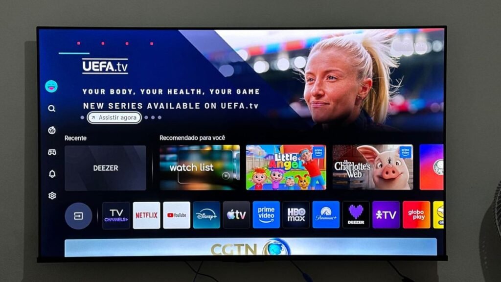 Smart TV Hisense 4K Q6QV Sistema Operacional VIDAA U