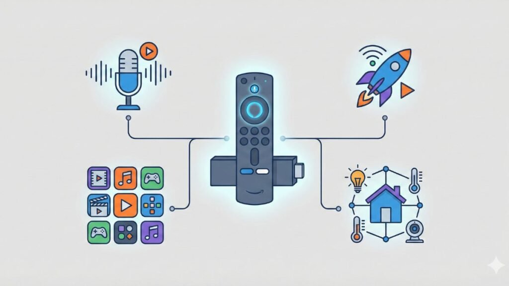 Vantagens de usar o Fire TV Stick com Alexa na Smart TV.