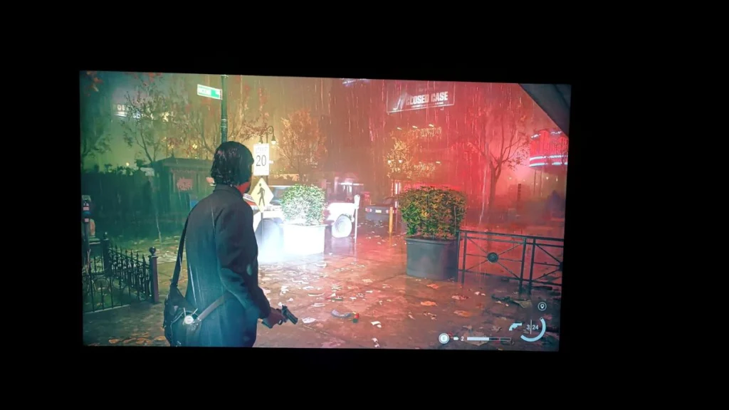 Samsung Vision AI TV 43" 4k QEF1 em uso