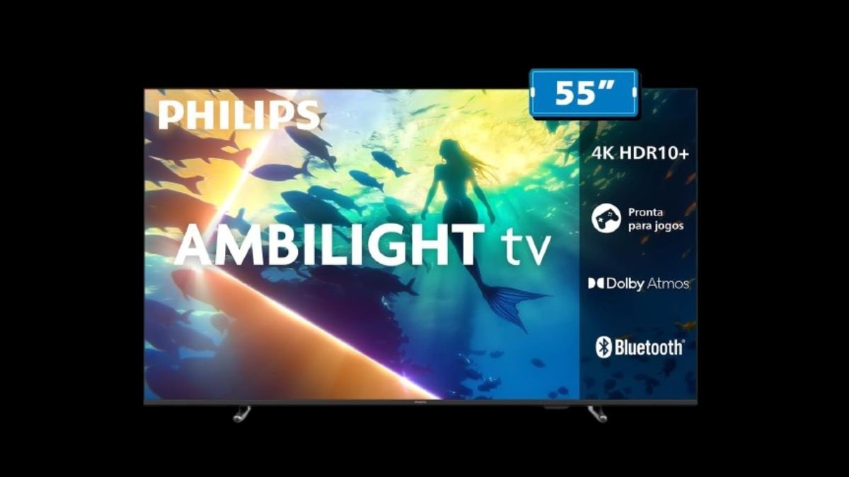 Smart TV Philips 55" 4K 55PUG8100