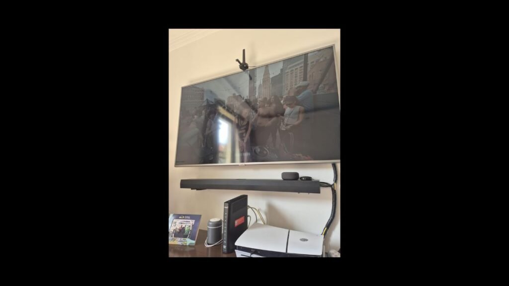 Soundbar LG S70TR em uso