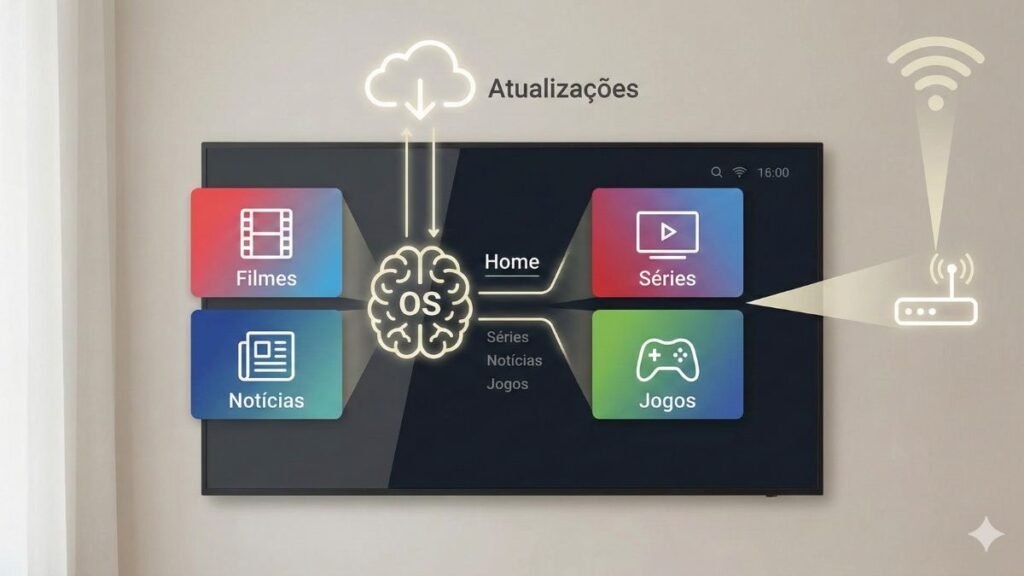 Como uma Smart TV funciona na prática