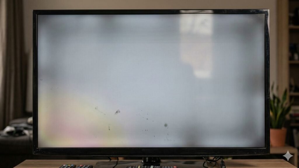 problemas comuns em smart tv usada como manchas na tela