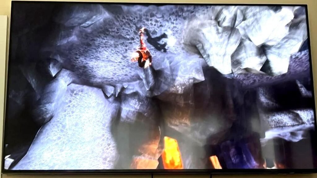 Samsung U8500F 58" Crystal UHD 4K em uso