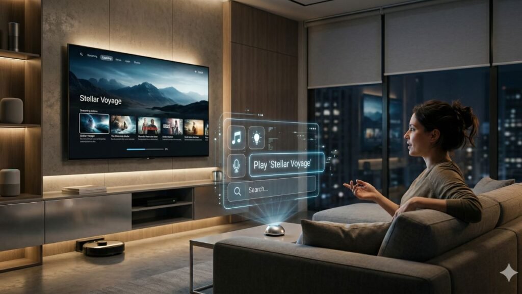 controle de smart tv por assistente de voz com inteligência artificial